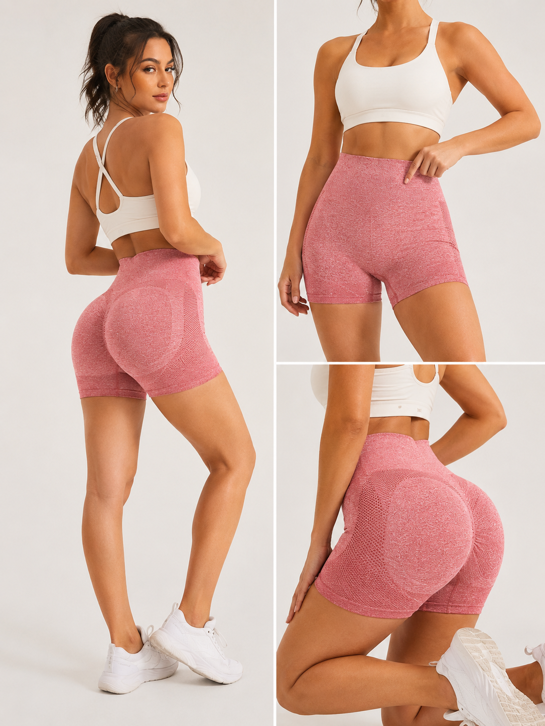 Shorts Yoga Cintura Alta Mujer | Levanta Glúteos Fitness