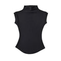 Top Cuello Alto Sin Mangas Mujer | Slim Fit Streetwear Verano