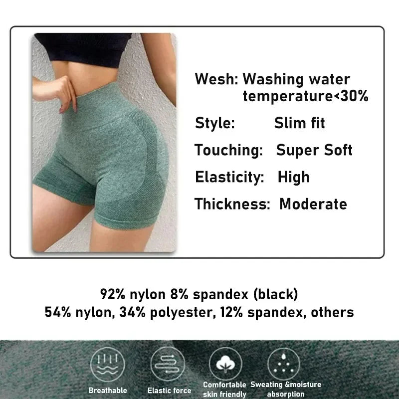 Shorts Yoga Cintura Alta Mujer | Levanta Glúteos Fitness