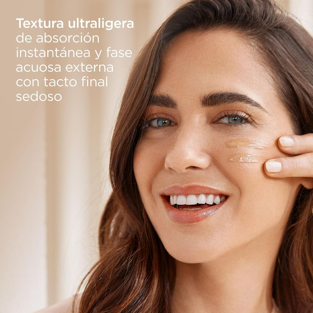 ISDIN Fusion Water Magic Color SPF 50, Protector Solar Facial De Uso Diario Ultraligero Con Color, 3 Tonos Disponibles, 50Ml