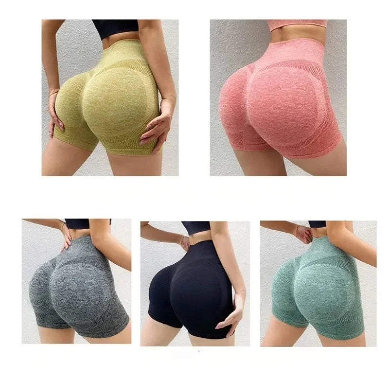 Shorts Yoga Cintura Alta Mujer | Levanta Glúteos Fitness