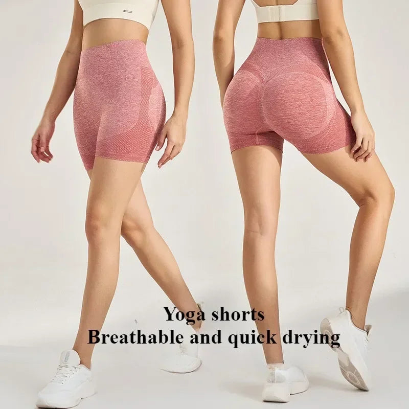 Shorts Yoga Cintura Alta Mujer | Levanta Glúteos Fitness